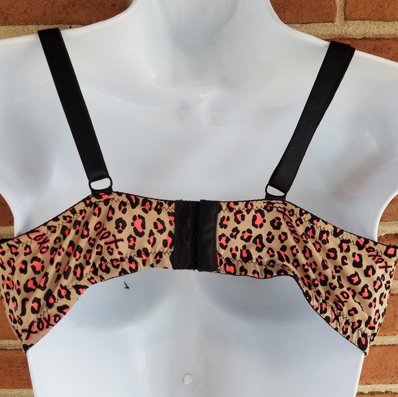XOXO Brand Leopard Bra - Picture 2 of 8